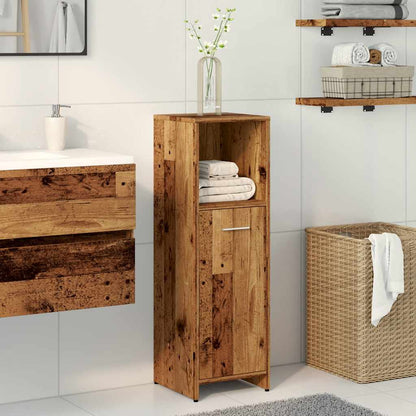 vidaXL Bathroom Cabinet Old Wood 30x30x95 cm Engineered Wood 3