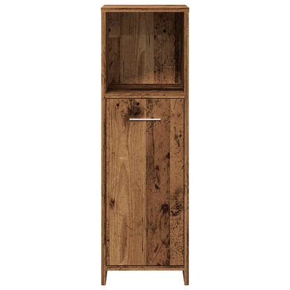 vidaXL Bathroom Cabinet Old Wood 30x30x95 cm Engineered Wood 4