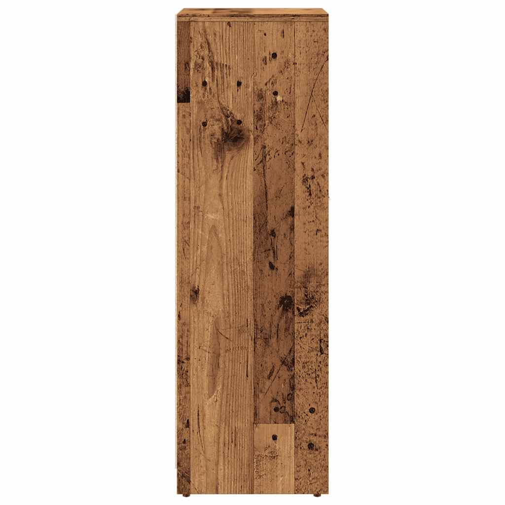 vidaXL Bathroom Cabinet Old Wood 30x30x95 cm Engineered Wood 5