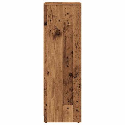 vidaXL Bathroom Cabinet Old Wood 30x30x95 cm Engineered Wood 5