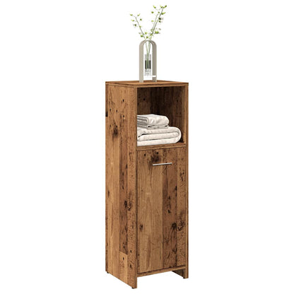 vidaXL Bathroom Cabinet Old Wood 30x30x95 cm Engineered Wood 1