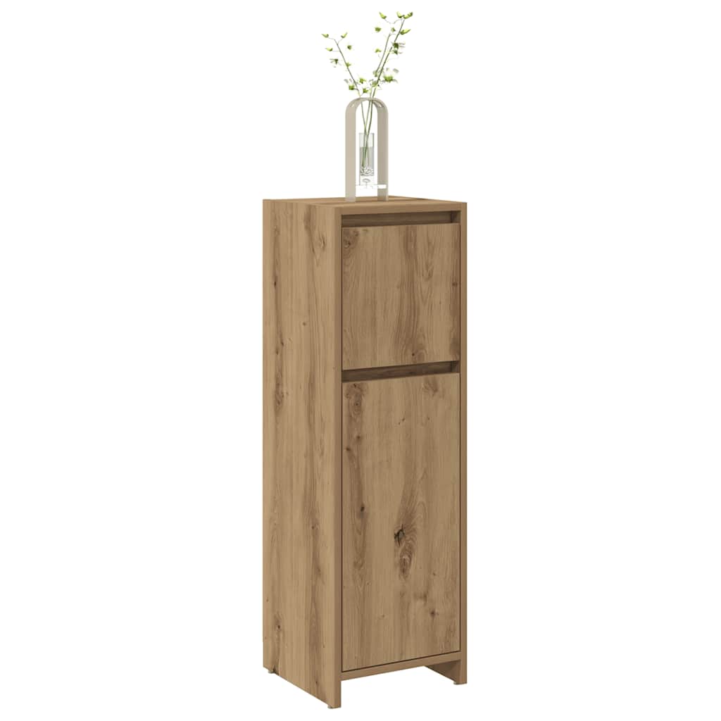vidaXL Bathroom Cabinet Artisan Oak 30x30x95 cm Engineered Wood 3