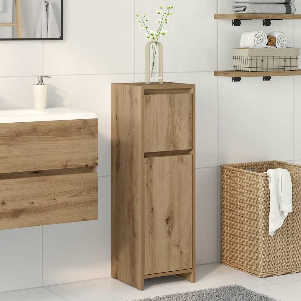 vidaXL Bathroom Cabinet Artisan Oak 30x30x95 cm Engineered Wood 1