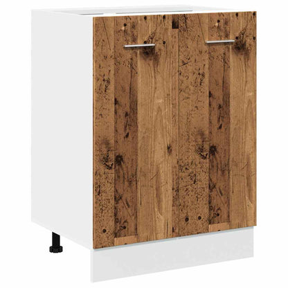 vidaXL Bottom Cabinet Lyon Old Wood 60x46x81.5 cm Engineered Wood 2