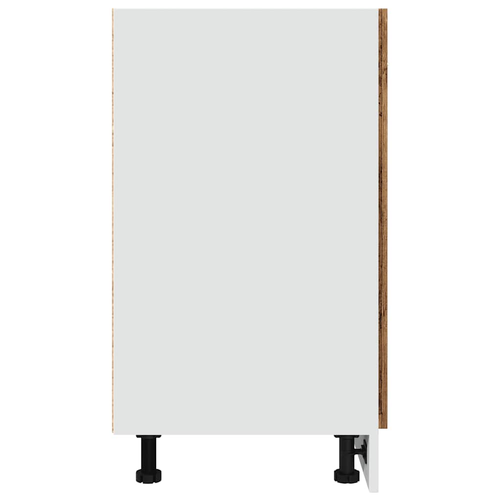 vidaXL Bottom Cabinet Lyon Old Wood 60x46x81.5 cm Engineered Wood 6