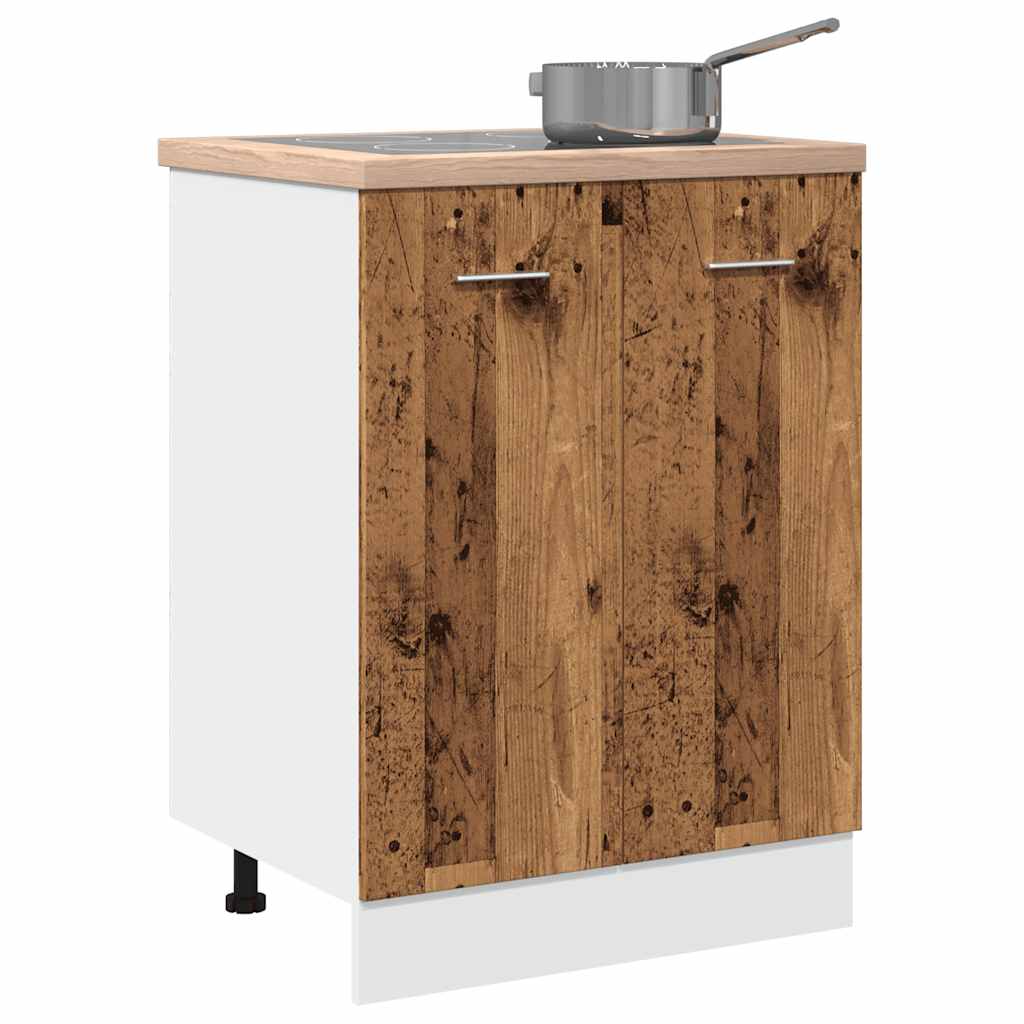 vidaXL Bottom Cabinet Lyon Old Wood 60x46x81.5 cm Engineered Wood 1