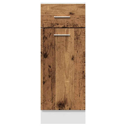 vidaXL Drawer Bottom Cabinet Lyon Old Wood 30x46x81.5 cm Engineered Wood 4