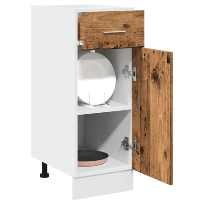 vidaXL Drawer Bottom Cabinet Lyon Old Wood 30x46x81.5 cm Engineered Wood 1
