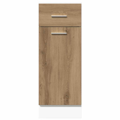 vidaXL Drawer Bottom Cabinet Lyon Artisan Oak 30x46x81.5 cm Engineered Wood 4