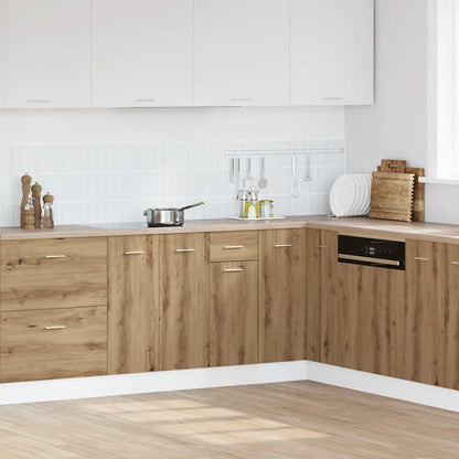 vidaXL Drawer Bottom Cabinet Lyon Artisan Oak 30x46x81.5 cm Engineered Wood 1