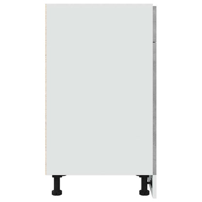 vidaXL Drawer Bottom Cabinet Lyon Concrete Grey 40x46x81.5 cm Engineered Wood 5