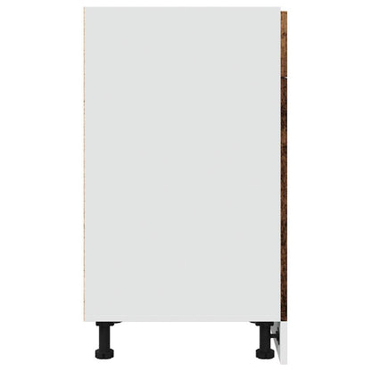 vidaXL Drawer Bottom Cabinet Lyon Old Wood 40x46x81.5 cm Engineered Wood 5