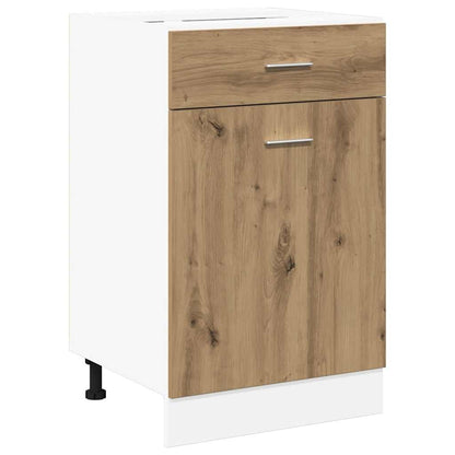 vidaXL Drawer Bottom Cabinet Lyon Artisan Oak 40x46x81.5 cm Engineered Wood 2