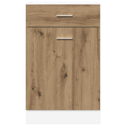 vidaXL Drawer Bottom Cabinet Lyon Artisan Oak 40x46x81.5 cm Engineered Wood 4