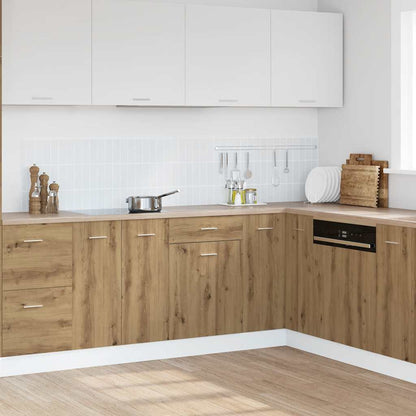 vidaXL Drawer Bottom Cabinet Lyon Artisan Oak 40x46x81.5 cm Engineered Wood 1