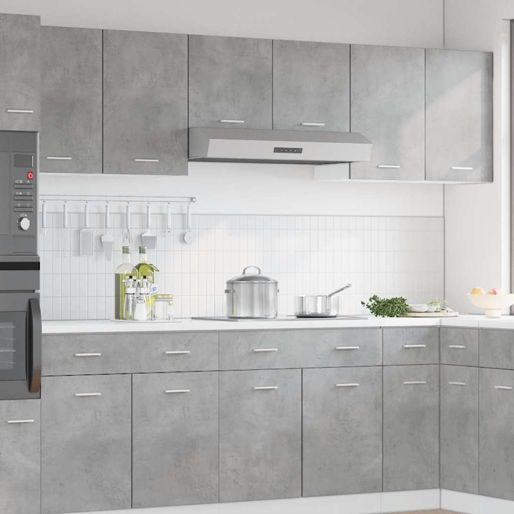vidaXL Hanging Cabinet Lyon Concrete Grey 50x31x60 cm Engineered Wood 3