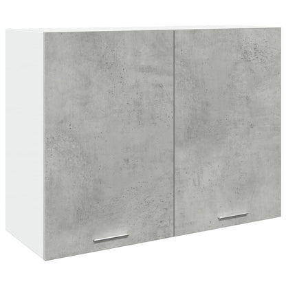 vidaXL Hanging Cabinet "Lyon" Concrete Grey 80x31x60 cm Engineered Wood 2