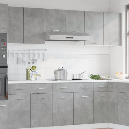 vidaXL Hanging Cabinet "Lyon" Concrete Grey 80x31x60 cm Engineered Wood 3