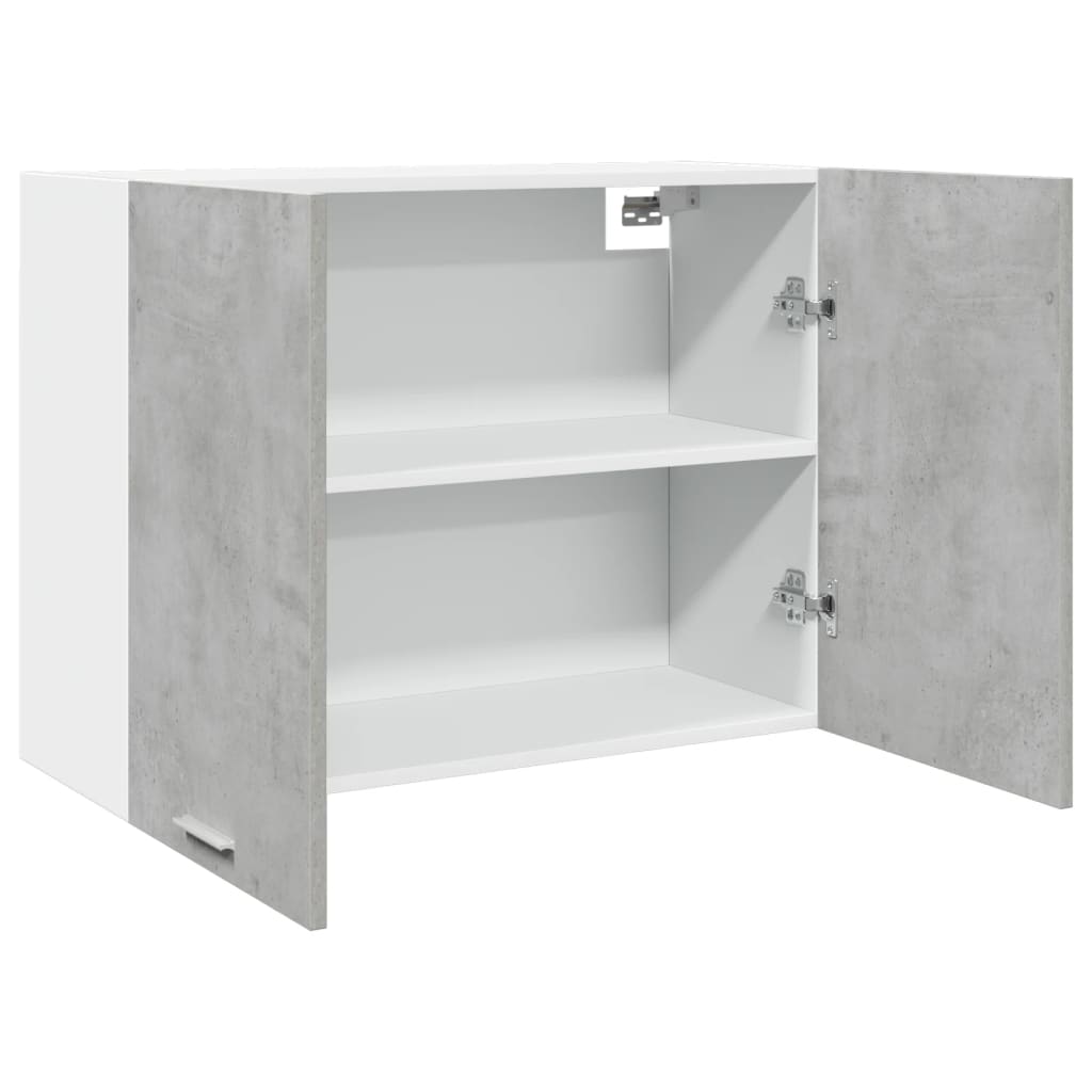 vidaXL Hanging Cabinet "Lyon" Concrete Grey 80x31x60 cm Engineered Wood 5