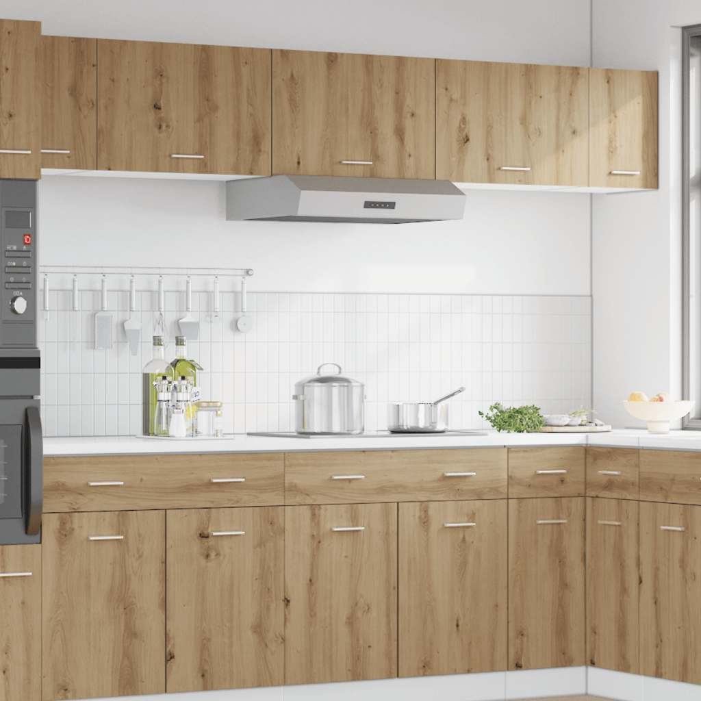 vidaXL Hanging Cabinet Lyon Artisan Oak 60x31x40 cm Engineered Wood 3