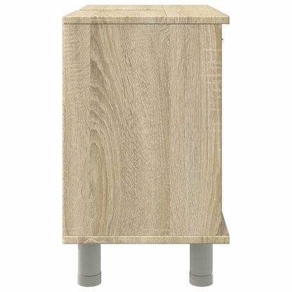 vidaXL Bathroom Cabinet Sonoma Oak 60x32x53.5 cm Engineered Wood 6