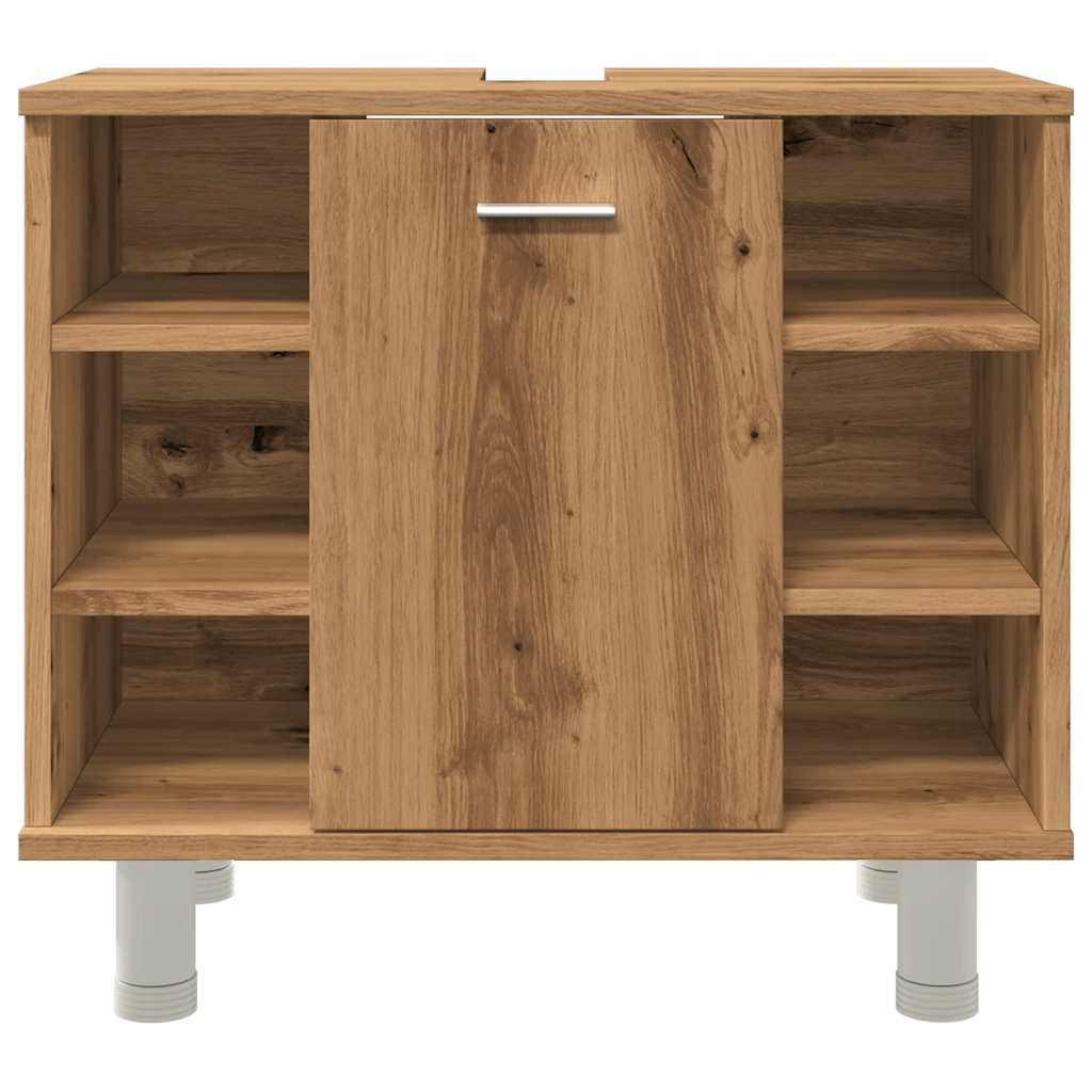 vidaXL Bathroom Cabinet Artisan Oak 60x32x53.5 cm Engineered Wood 5