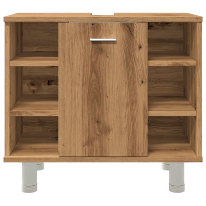 vidaXL Bathroom Cabinet Artisan Oak 60x32x53.5 cm Engineered Wood 5