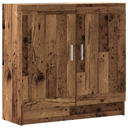 vidaXL Book Cabinet Old Wood 82,5x30,5x80 cm Engineered Wood 2