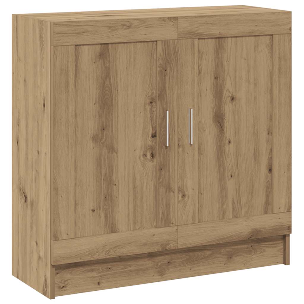 vidaXL Book Cabinet Artisan Oak 82,5x30,5x80 cm Engineered Wood 2