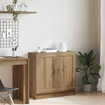 vidaXL Book Cabinet Artisan Oak 82,5x30,5x80 cm Engineered Wood 3