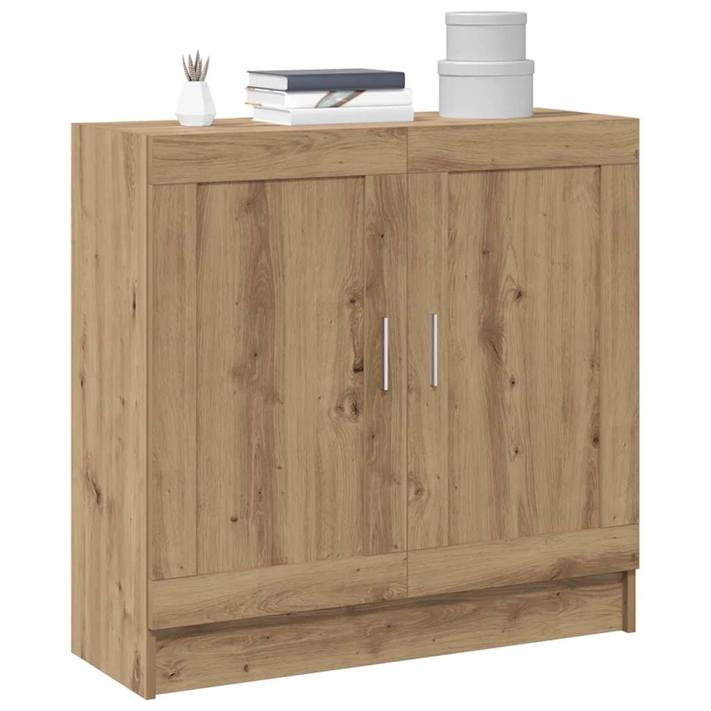 vidaXL Book Cabinet Artisan Oak 82,5x30,5x80 cm Engineered Wood 4