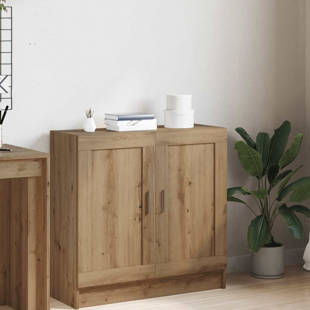 vidaXL Book Cabinet Artisan Oak 82,5x30,5x80 cm Engineered Wood 1