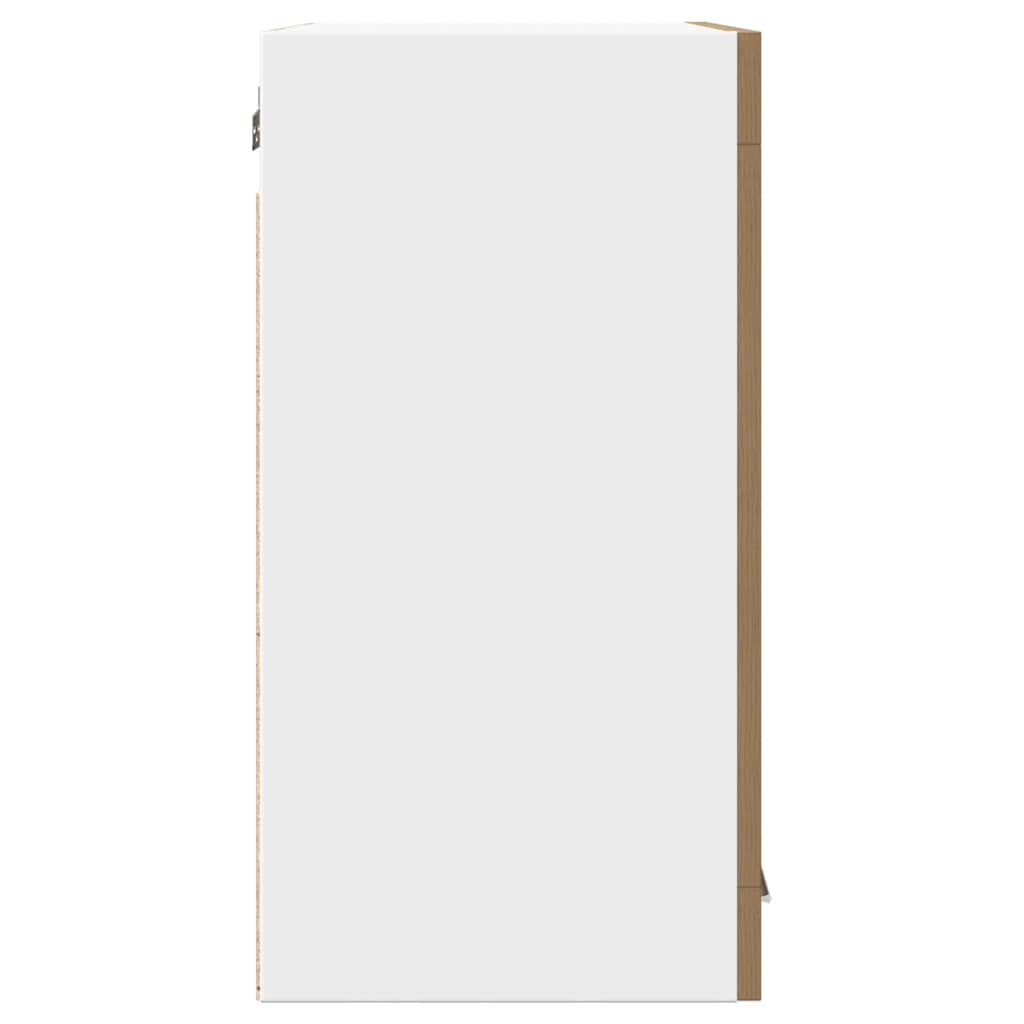 vidaXL Kitchen Wall Cabinet Lyon with Glass Door Artisan Oak 60x31x60 cm 5