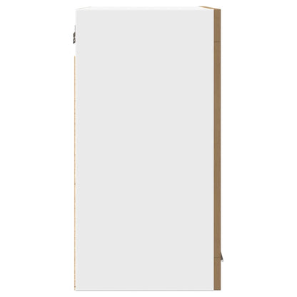 vidaXL Kitchen Wall Cabinet Lyon with Glass Door Artisan Oak 60x31x60 cm 5