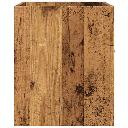 vidaXL Bathroom Sink Cabinet Old Wood 80x38.5x46 cm Engineered Wood 5