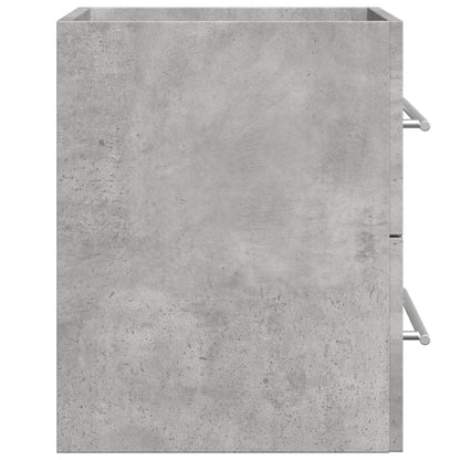 vidaXL Sink Cabinet Concrete Grey 60x38.5x48 cm Engineered Wood 5
