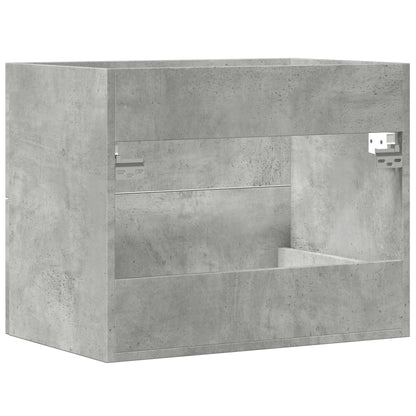 vidaXL Sink Cabinet Concrete Grey 60x38.5x48 cm Engineered Wood 6