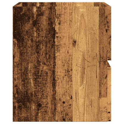 vidaXL Bathroom Cabinet Old Wood 60x38.5x45 cm Engineered Wood 5
