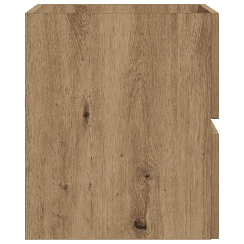 vidaXL Bathroom Cabinet Artisan Oak 60x38.5x45 cm Engineered Wood 5