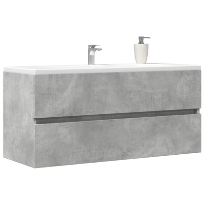 vidaXL Sink Cabinet Concrete Grey 100x38.5x45 cm Engineered Wood 1