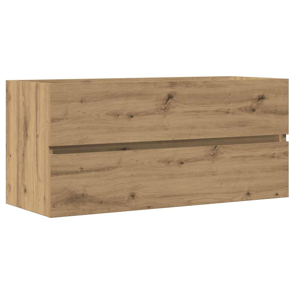vidaXL Sink Cabinet Artisan Oak 100x38.5x45 cm Engineered Wood 2