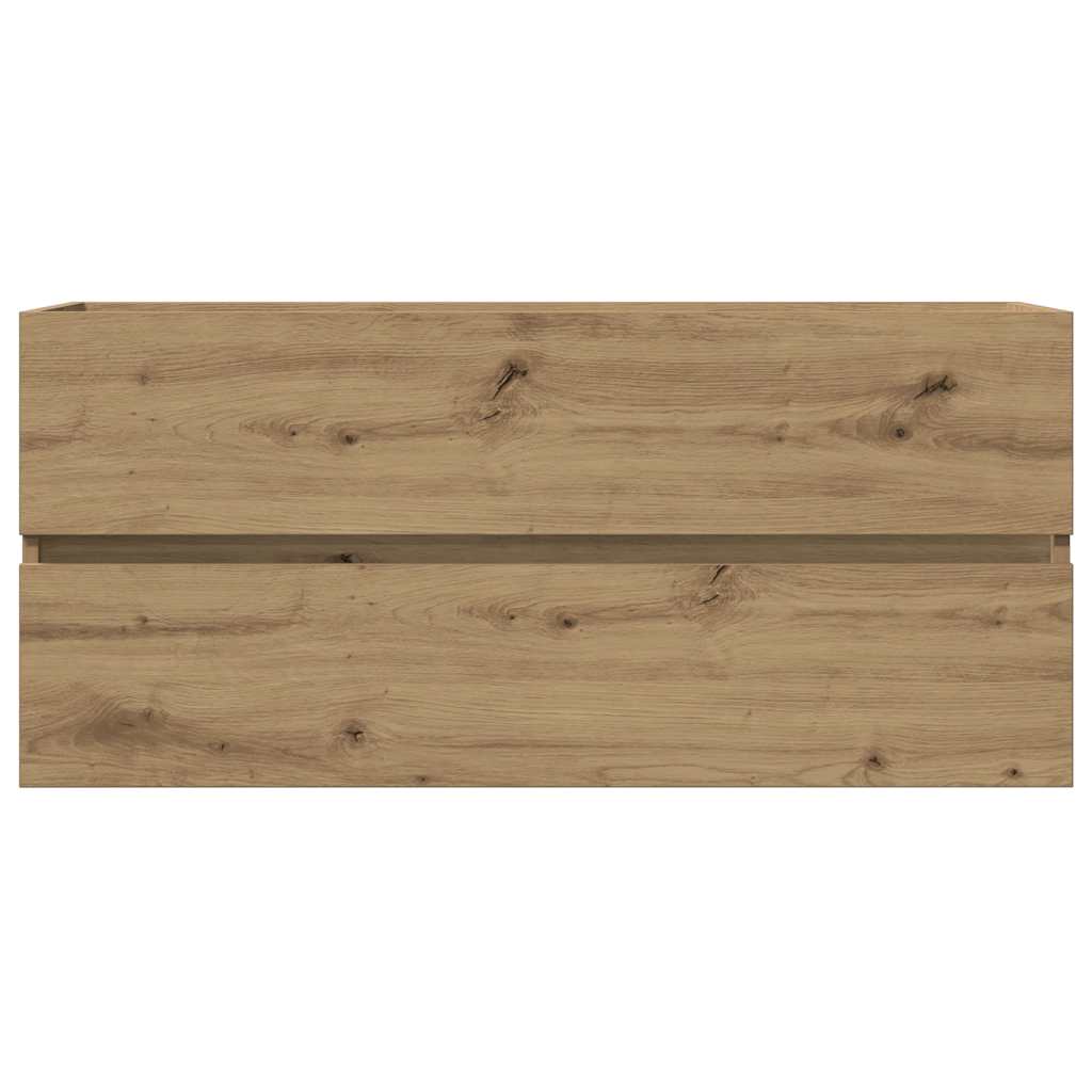 vidaXL Sink Cabinet Artisan Oak 100x38.5x45 cm Engineered Wood 4