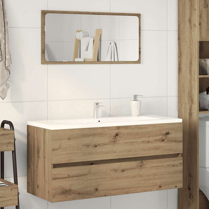 vidaXL Sink Cabinet Artisan Oak 100x38.5x45 cm Engineered Wood 1