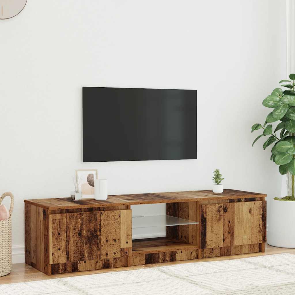 vidaXL TV Cabinet with LED Lights
