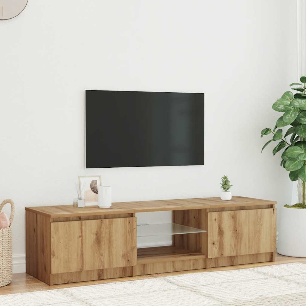 vidaXL TV Cabinet with LED Lights