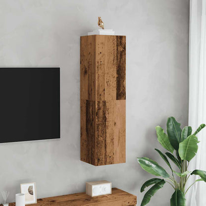 vidaXL TV Cabinet Old Wood 30.5x30x110 cm Engineered Wood 3