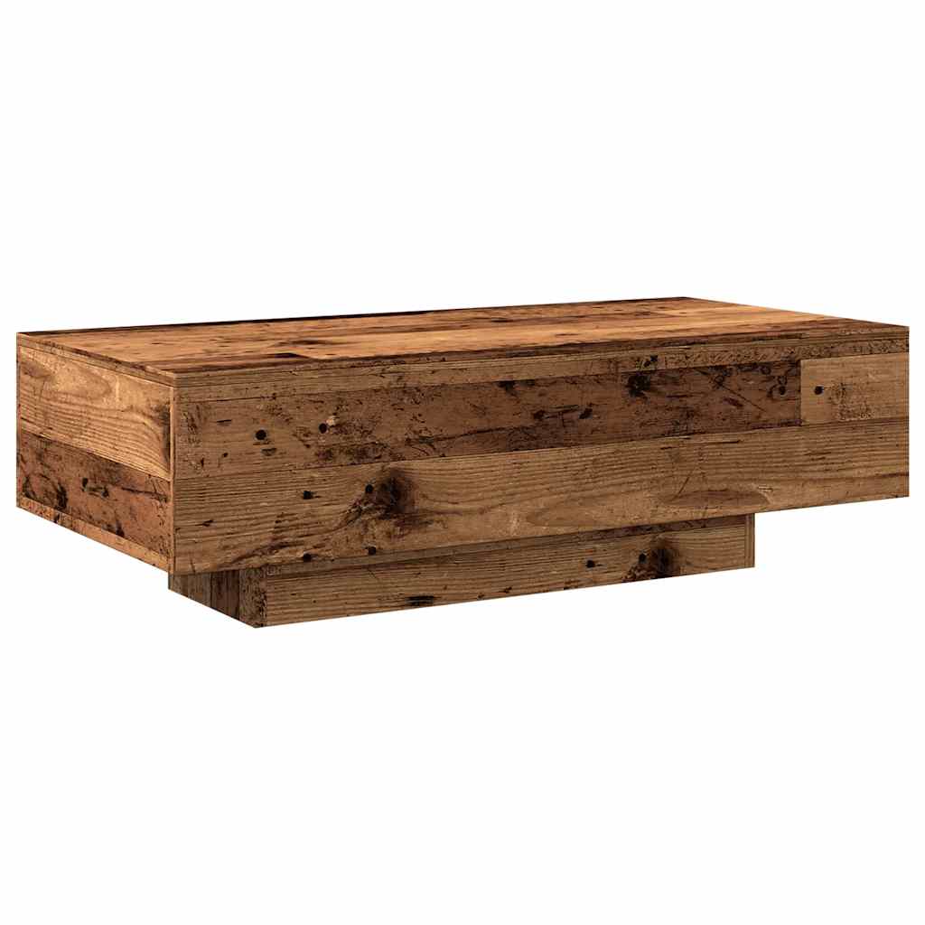 vidaXL Coffee Table Old Wood 100x49.5x31 cm Engineered Wood 2