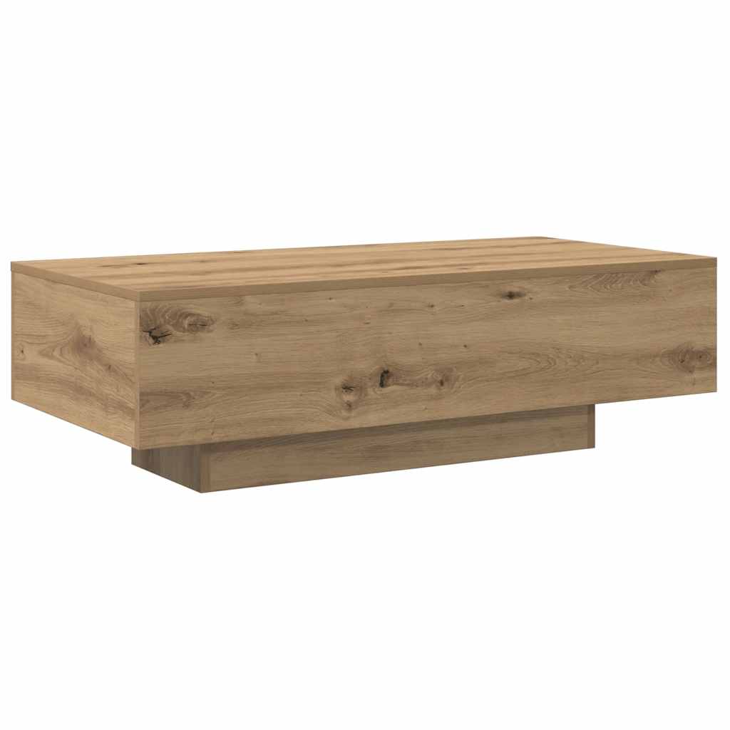 vidaXL Coffee Table Artisan Oak 100x49.5x31 cm Engineered Wood 2