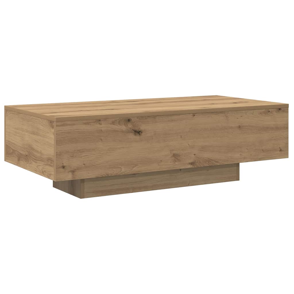 vidaXL Coffee Table Artisan Oak 100x49.5x31 cm Engineered Wood 6