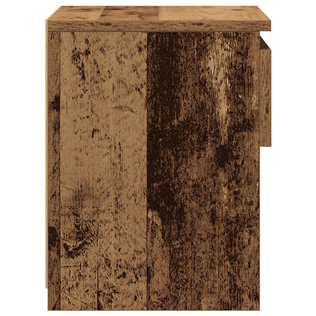 vidaXL Bedside Cabinets 2 pcs Old Wood 40x30x39 cm Engineered Wood 6